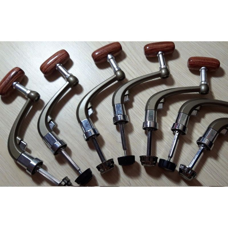 Tay Quay Kim Loại Dùng Cho Máy size 2.000 - 7.000, núm gỗ lục giác