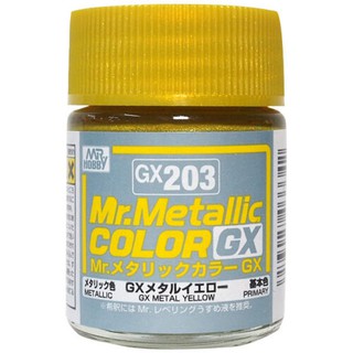 Sơn Mr Hobby Metallic GX 203 Metal Yellow