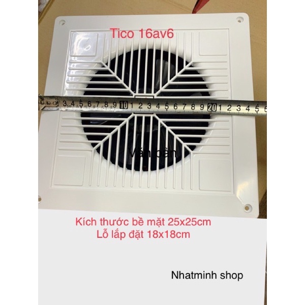 Quạt hút thông gió 1 chiều TiCo 16AV6 .