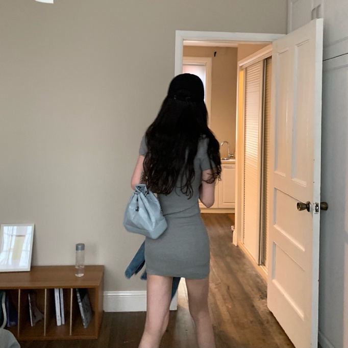 Đầm PERTY thiết kế ôm dáng phong cách Hàn Quốc thời trang mùa hè dành cho nữ