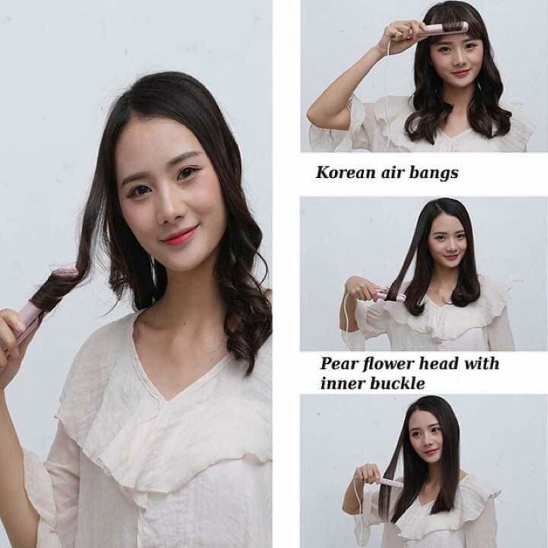 Máy Là, Ép,Uốn ,Duỗi Tóc Mini Nhỏ Gọn Tiện Lợi. Hàng sẵn