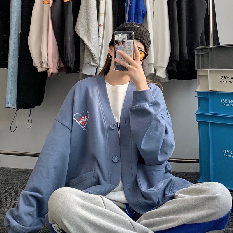 Áo Khoác Cardigan Dệt Kim Màu Sắc Đơn Giản Size S-3Xl Thời Trang Mùa Thu Cho Nam Giới