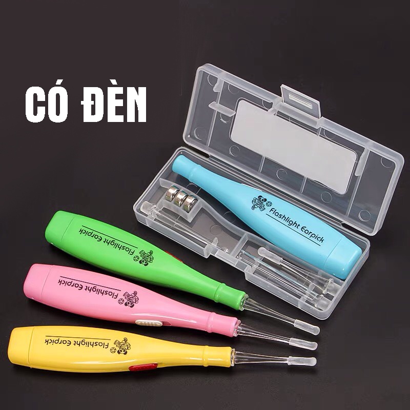 DỤNG CỤ LẤY RÁY TAI CÓ ĐÈN AN TOÀN CHO BÉ