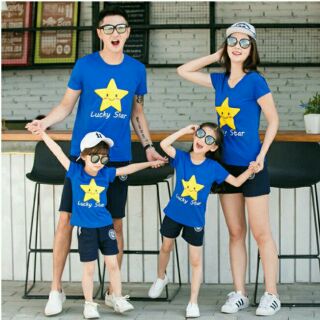 Áo gia đình ngôi sao may mắn siêu dễ thương 😘