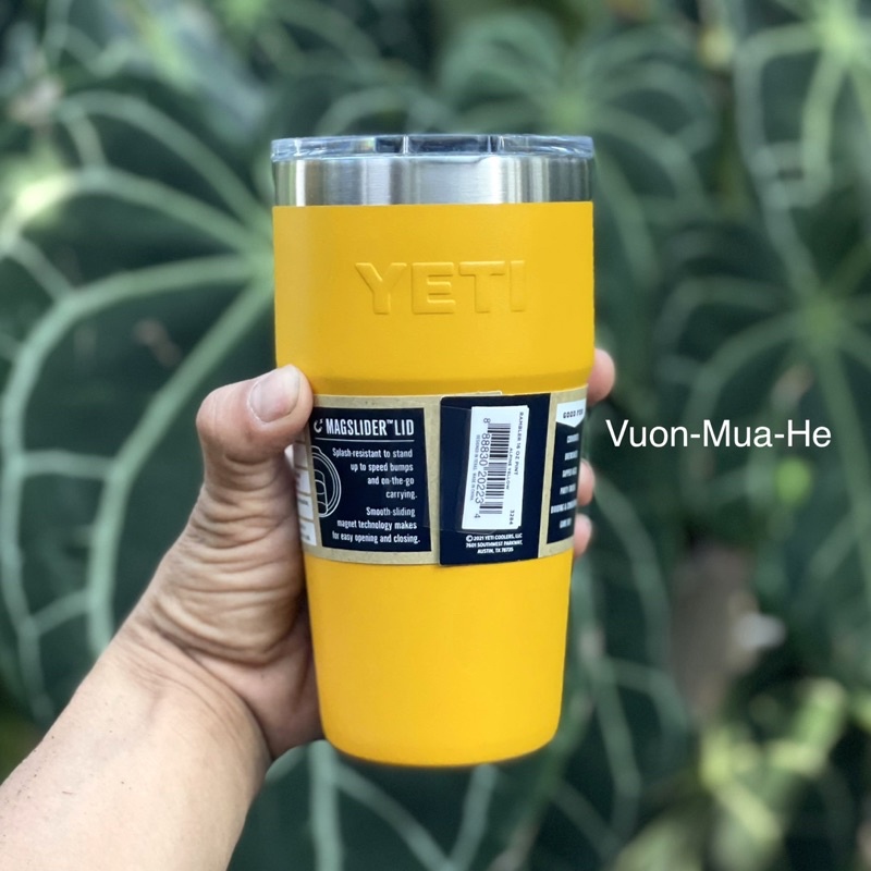 Ly Giữ Nhiệt YETI Rambler 16oz Stackable Pint  #AlpineYellow
