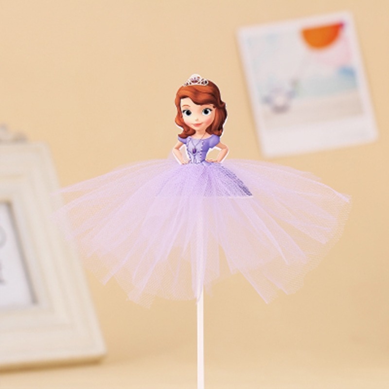 1 Cây Cắm Trang Trí Bánh Kem Sinh Nhật Bé Kích Thước 21cm