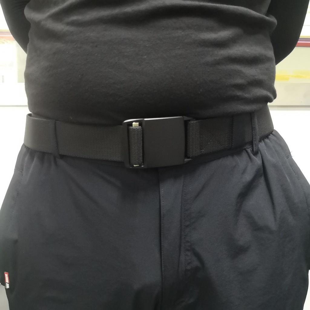 Thắt Lưng Nam Bằng Vải Canvas Khóa Nam Châm Thời Trang