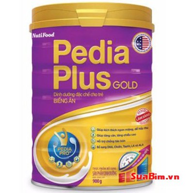 Sữa Pedia plus Gold 900g