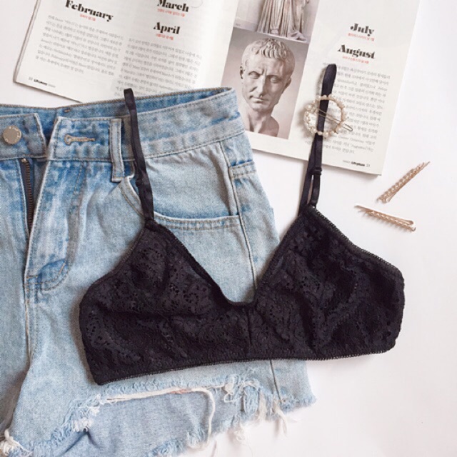 Crop bralette - Đồ lót thiết kế (Tặng kèm mút)