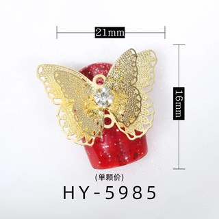 bướm vàng trang trí móng tay loại xịn