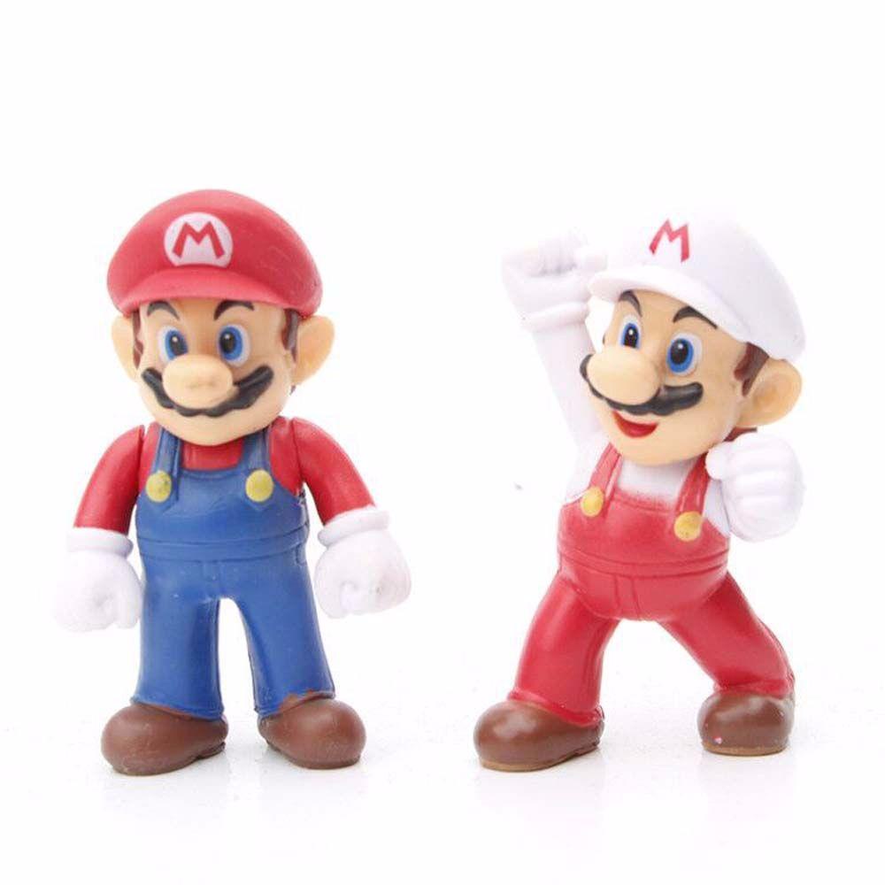 Mô Hình Đồ Chơi Nhân Vật Super Mario Bros Trang Trí Bàn Làm Việc