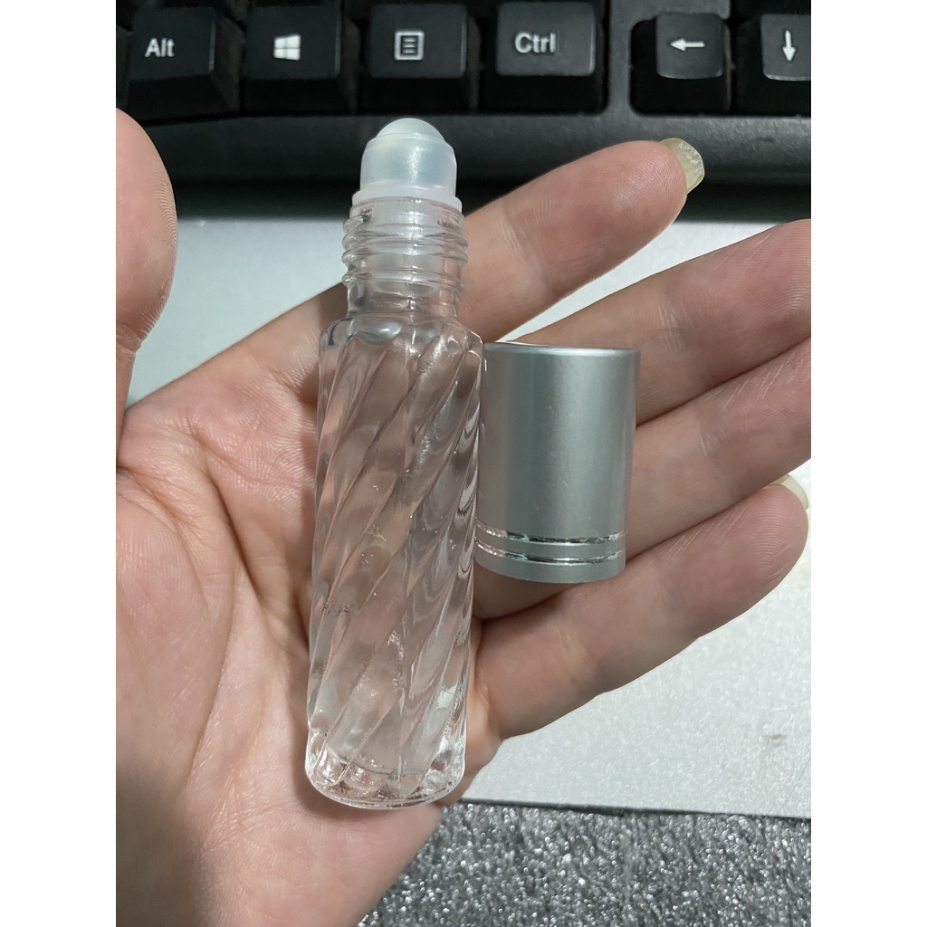 COMBO 100 CHAI BI LĂN THỦY TINH CHAI TRONG/CHAI MỜ/CHAI XOẮN/CHAI NÂU 10ML-CHAI ĐỰNG DẦU GIÓ,TINH DẦU,NƯỚC HOA