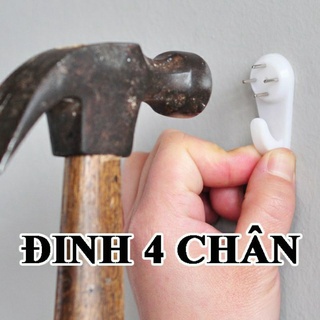 Đinh Ba Chân - Đinh 4 chân Treo Tranh Ảnh , Dụng Cụ Móc Đinh Đóng Tường Hổ Trợ Treo Vật Dụng Gia Đình