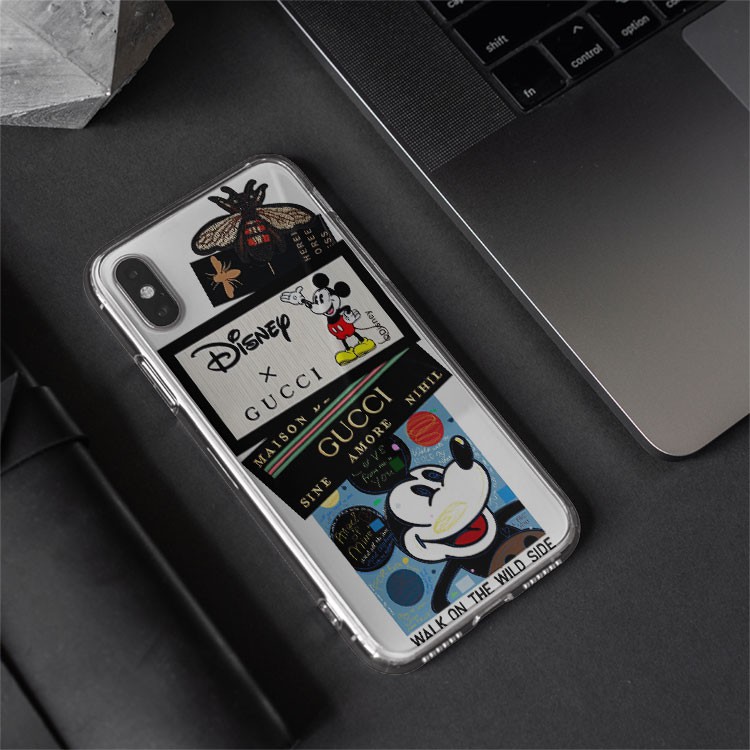 Ốp lưng iphone GUCCI X MICKEY Funny cho Iphone 5 6 7 8 Plus X Xr 11 12 Pro Max JC20200800057