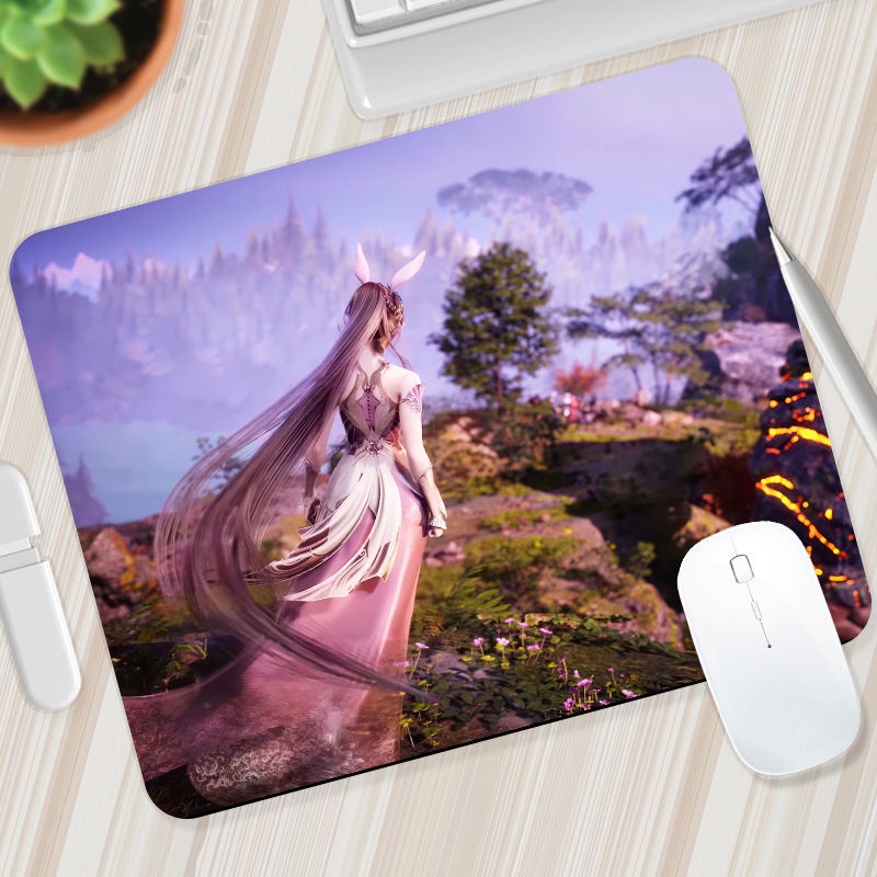 Douluo Tấm Lót Chuột Máy Tính Để Bàn Cỡ Nhỏ In Họa Tiết Hoạt Hình Cho Nam Và Nữ