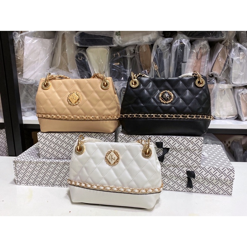 Túi Lyn hobo đeo chéo ô trám