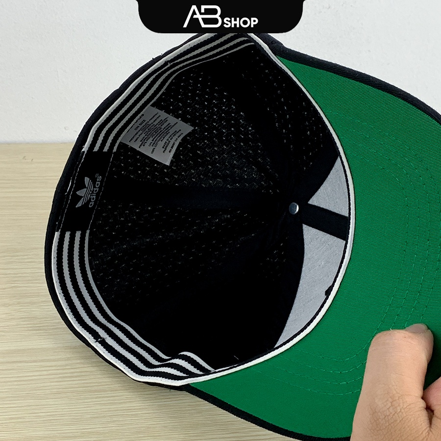 Mũ Lưỡi Trai Nam Adidas Cao Cấp Bít Đuôi Kaki Màu Đen Trắng AB-30150