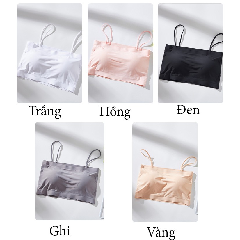 Áo 2 dây nữ quây ngang su đúc mềm mịn - áo bra nữ - áo croptop [Br06] | BigBuy360 - bigbuy360.vn