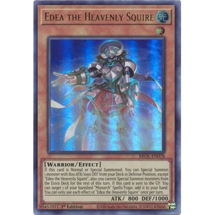 Thẻ bài Yugioh - TCG - Edea the Heavenly Squire / BROL-EN078'