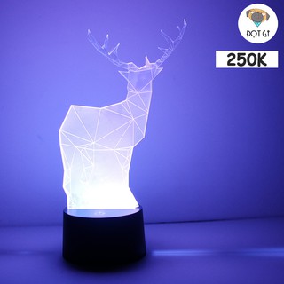 Đèn Led3D trang trí con Hươu