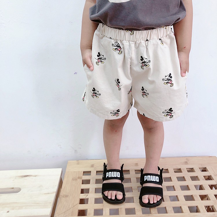 Quần Ngắn Màu Trơn Thời Trang Mùa Hè Cho Bé