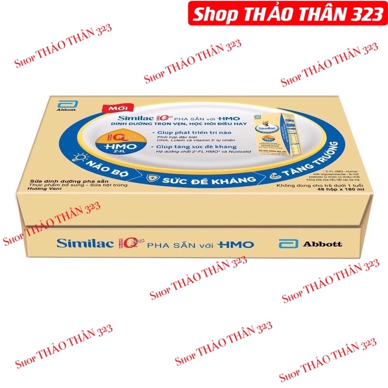 ❤Date T2/2022-MẪU MỚI -Thùng 48hộp Sữa Similac Pha Sẫn HMO