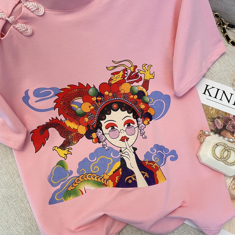 Áo Thun Nữ Ngắn Tay Cổ Tròn Phong Cách Thời Trang Mới