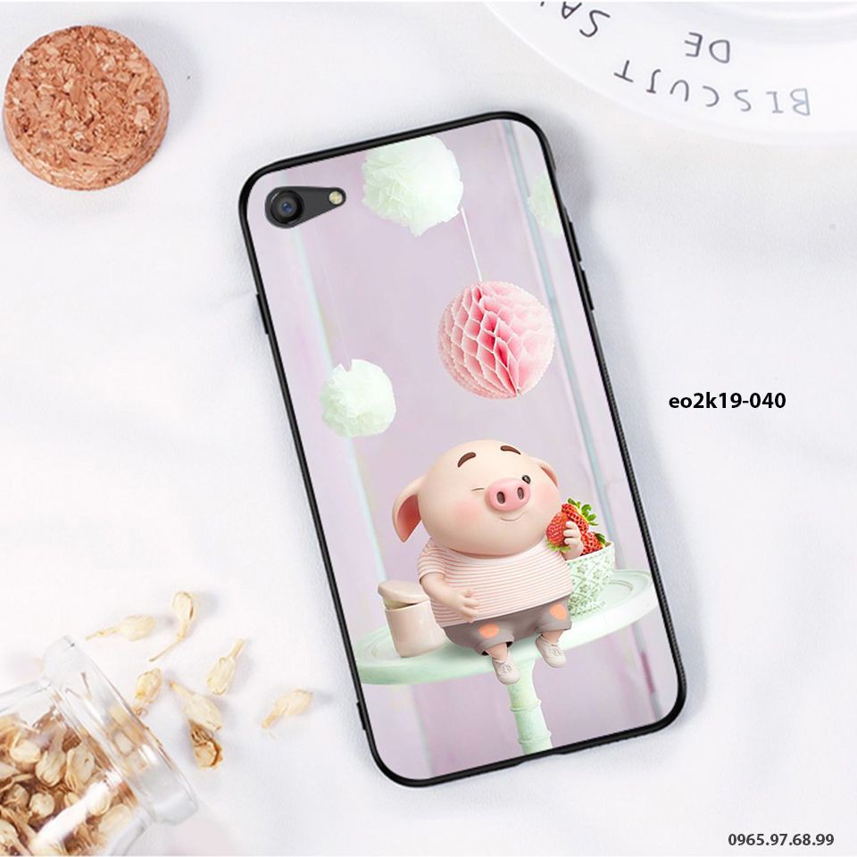 [ GIẢM GIÁ CỰC SỐC ]  Ốp lưng dẻo viền đen cho các dòng Oppo Neo5, Neo7, Neo9s in hình heo con siêu cute