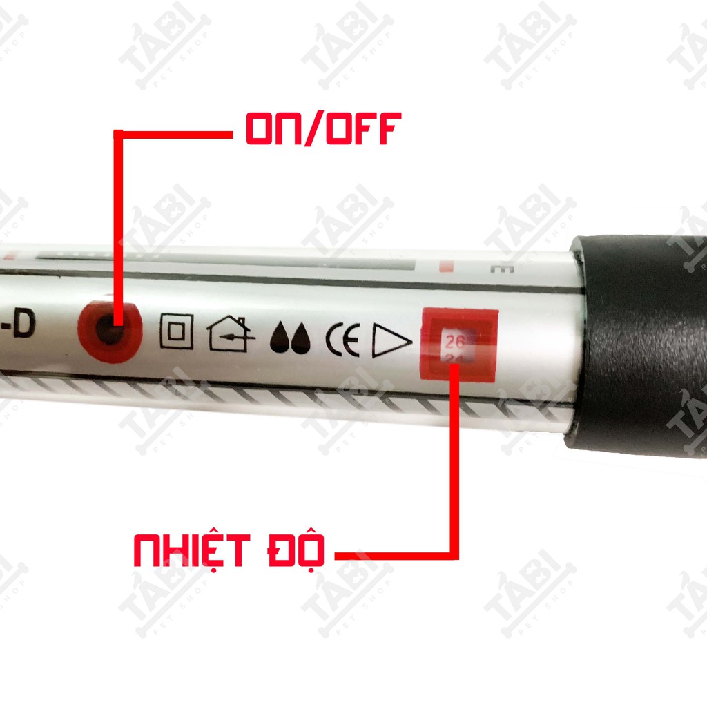 Sưởi Hồ Cá 200W - Đèn Sưởi Bể Cá Giúp Chữa Bệnh, Diệt Khuẩn Cho Hồ Cá [SƯỞI 200]