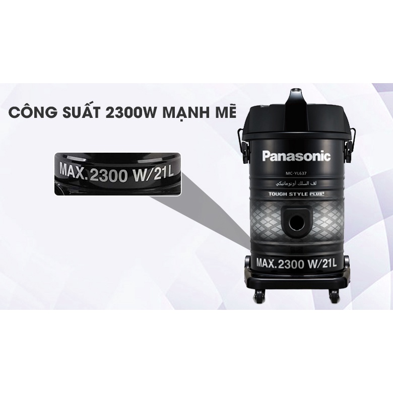 MC-YL637SN49 - Máy hút bụi công nghiệp Panasonic MC-YL637SN49 - Hàng chính hãng - Smart House