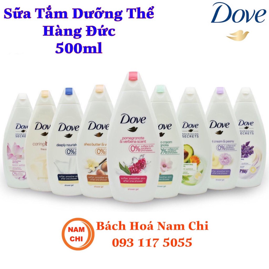 [MẪU MỚI] Sữa Tắm DOVE ĐỨC 750ML - Hàng Đức