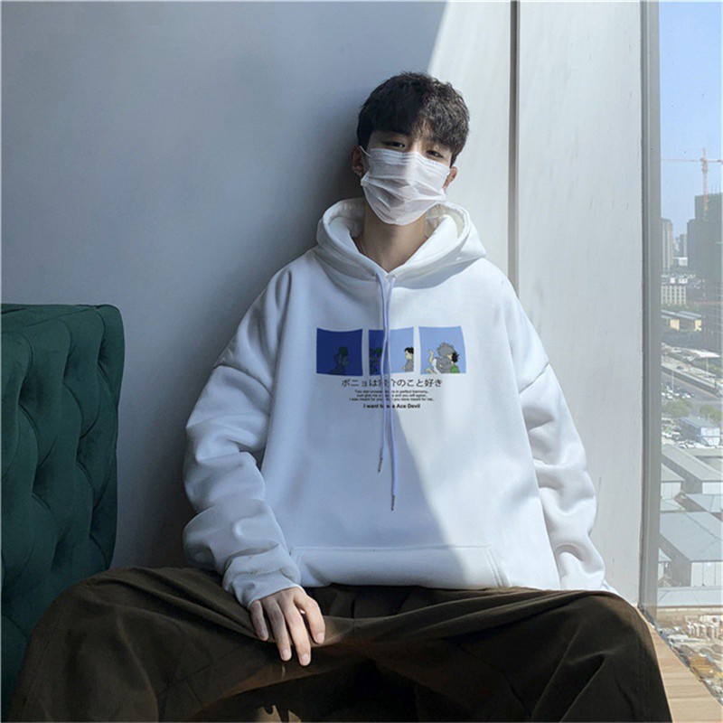 Áo nỉ hoodie nam form rộng Áo hoodie nam form rộng nỉ oversize màu đen mặc nhà đi học thời trang ulzzang