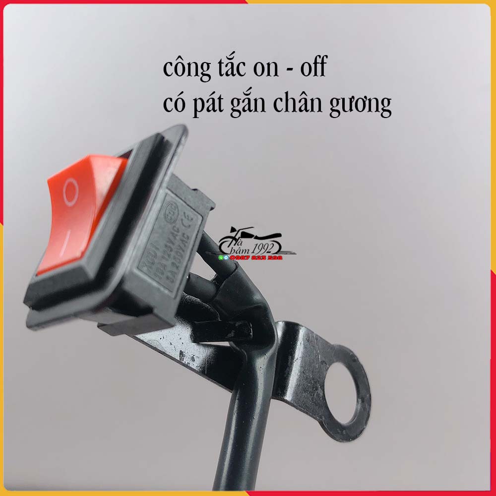 Công Tắc On-Off-On Có Gắn Chân Gương Hoặc Độ Chế Vào Vị Trí Tùy Chọn