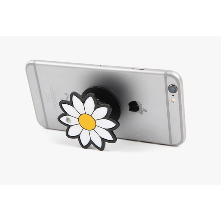 BIGBANG | Tae Yang White Night Daisy Grip holder - Phụ kiện điện thoại