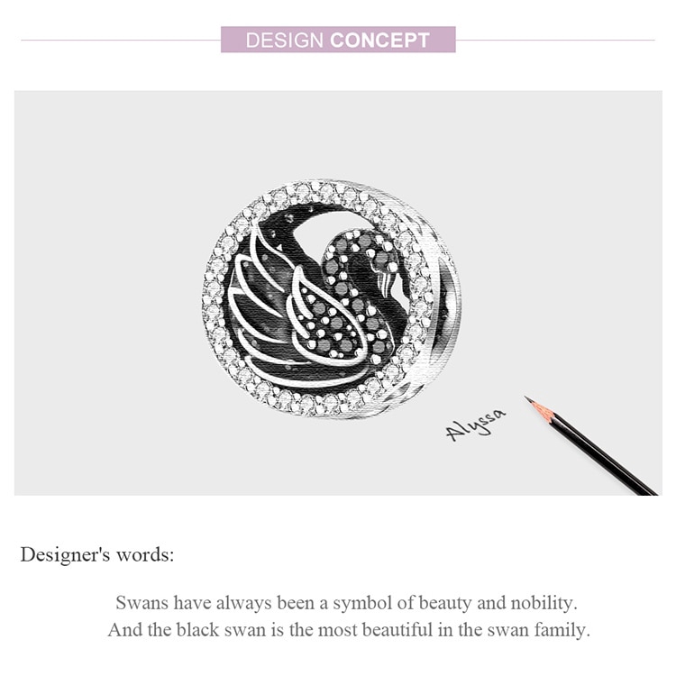 Hạt phụ kiện Bamoer bằng bạc thiết kế độc đáo sang trọng để làm trang sức