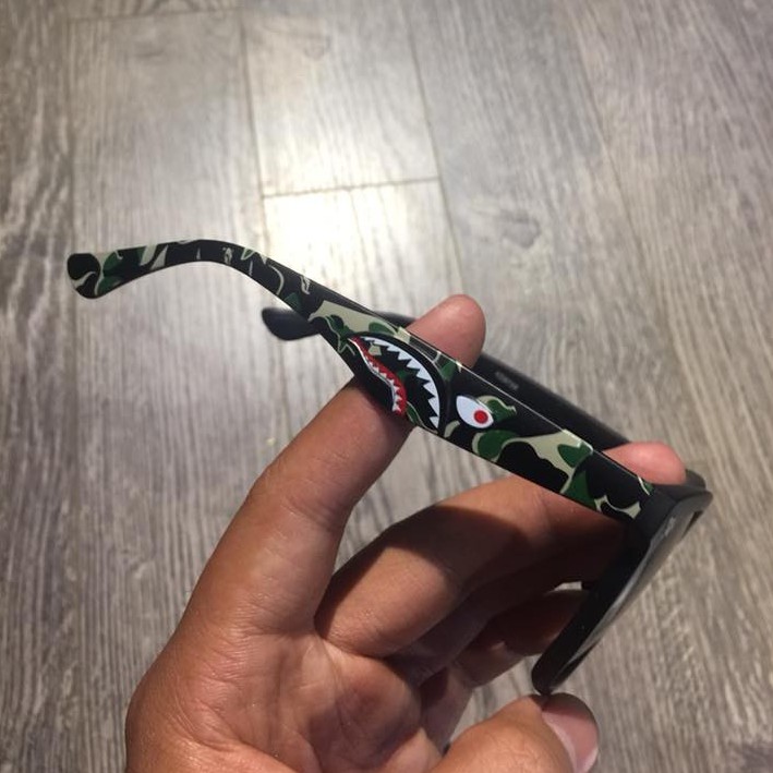 [Ảnh thật+ FREESHIP] Kính Bape Shark Hàng Siêu cấp, mắt kính đen Bape VN | BigBuy360 - bigbuy360.vn