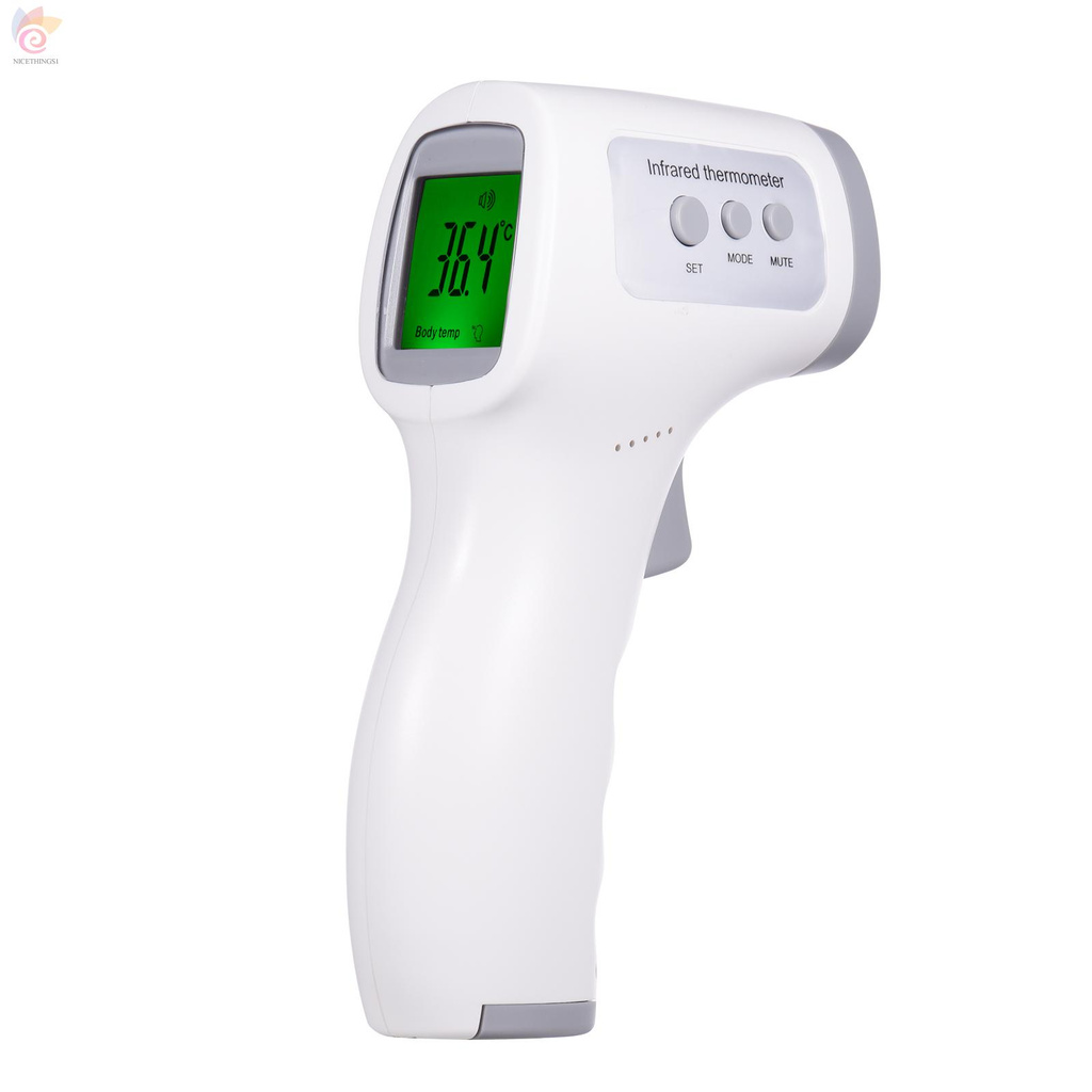 ET Non-Contact Infrared Thermometer Handheld Digital Forehead Temperature Measurement LCD Display 3 Colors Backlight °C/℉ Switchable for Baby/Adult