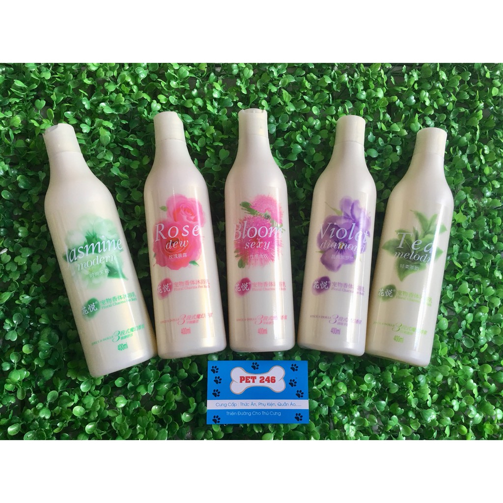 Sữa Tắm Chó Mèo Joyce &amp; Dolls Jasmine 400ml - HƯƠNG HOA