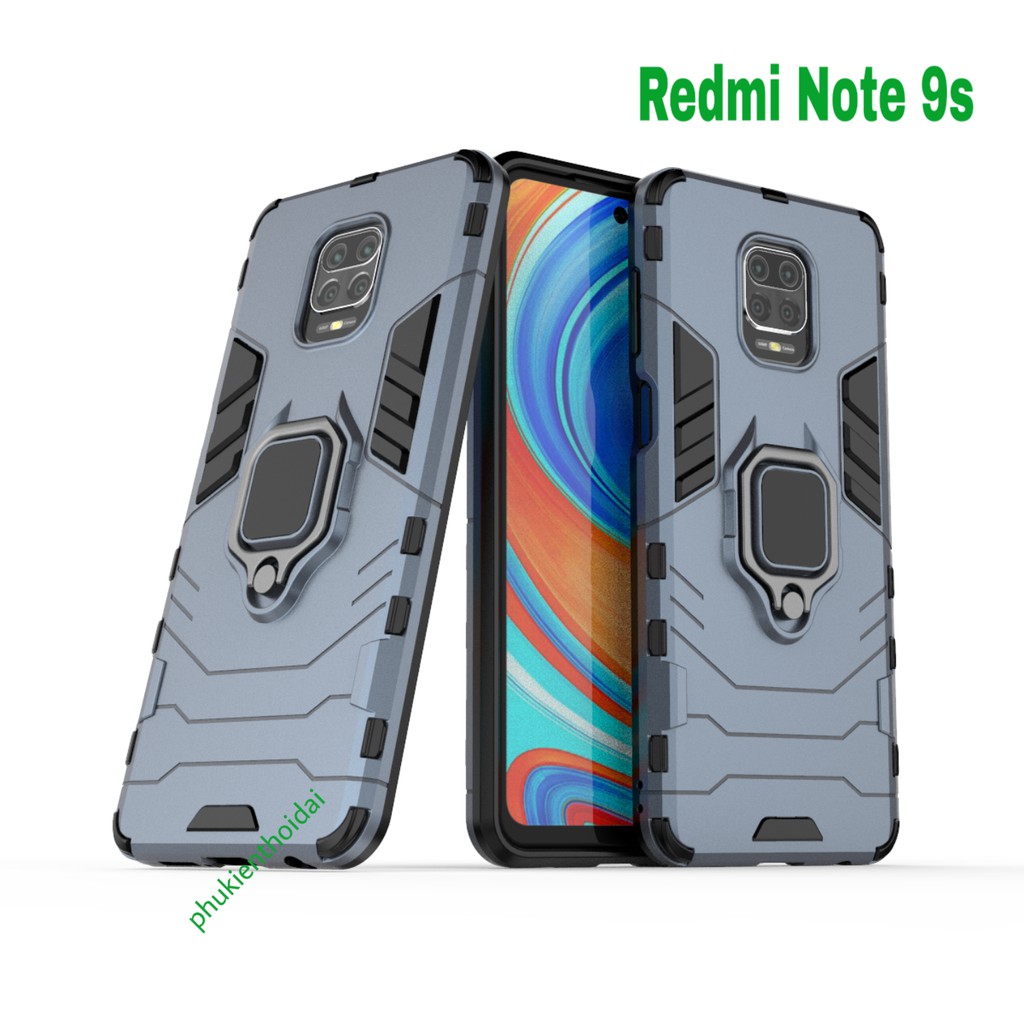 Ốp lưng Redmi Note 9s / Note 9 Pro / Note 10 / Note 10 Pro chống sốc Iron Man Iring cao cấp siêu bền chống va đập