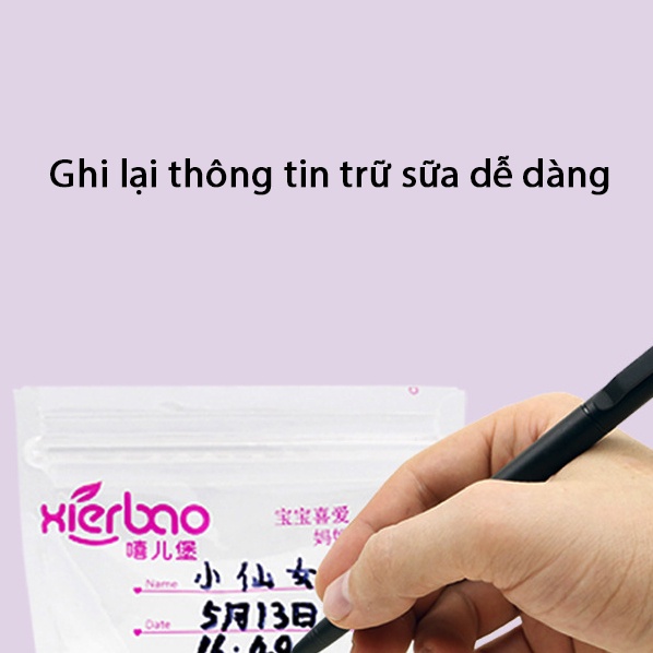 Hộp túi trữ sữa cho bé, túi đựng sữa mẹ bảo quản lâu dài hộp 30 túi 200ml