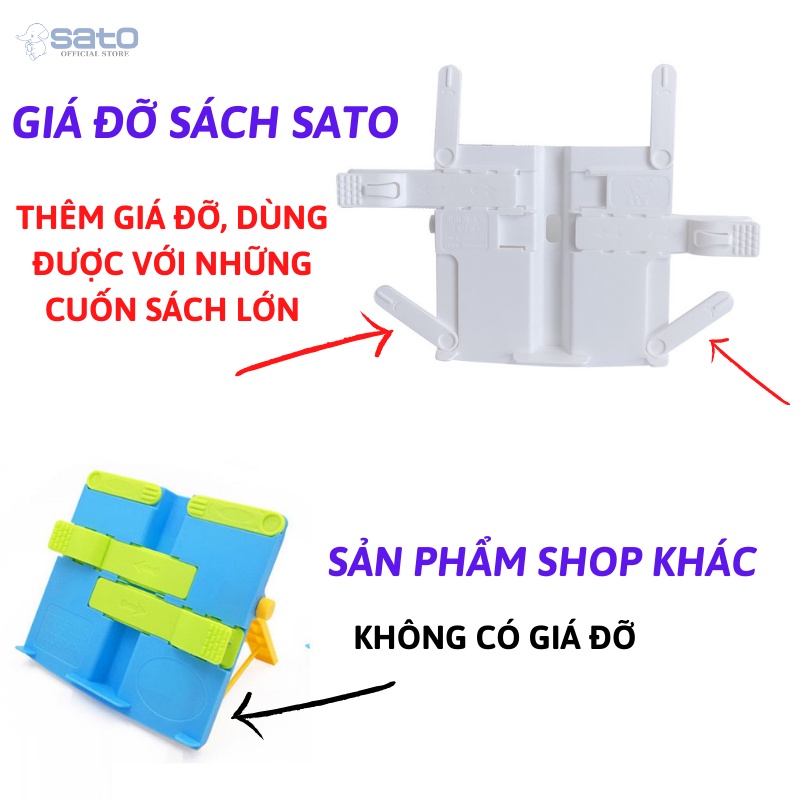 Giá đỡ sách để bàn, Kệ để đọc sách mini trang trí kẹp bàn học