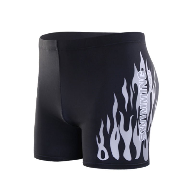 Quần Bơi Lửa Thun Phong Cách Thể Thao Co giãn Có Dây Điều Chỉnh Bay Hơi Nhanh Khô