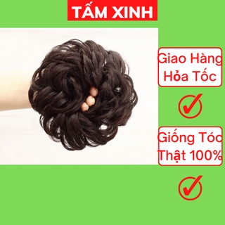 Búi tóc rối trung niên chất liệu tóc giả cao cấp loại dầy đẹp - Bui rối