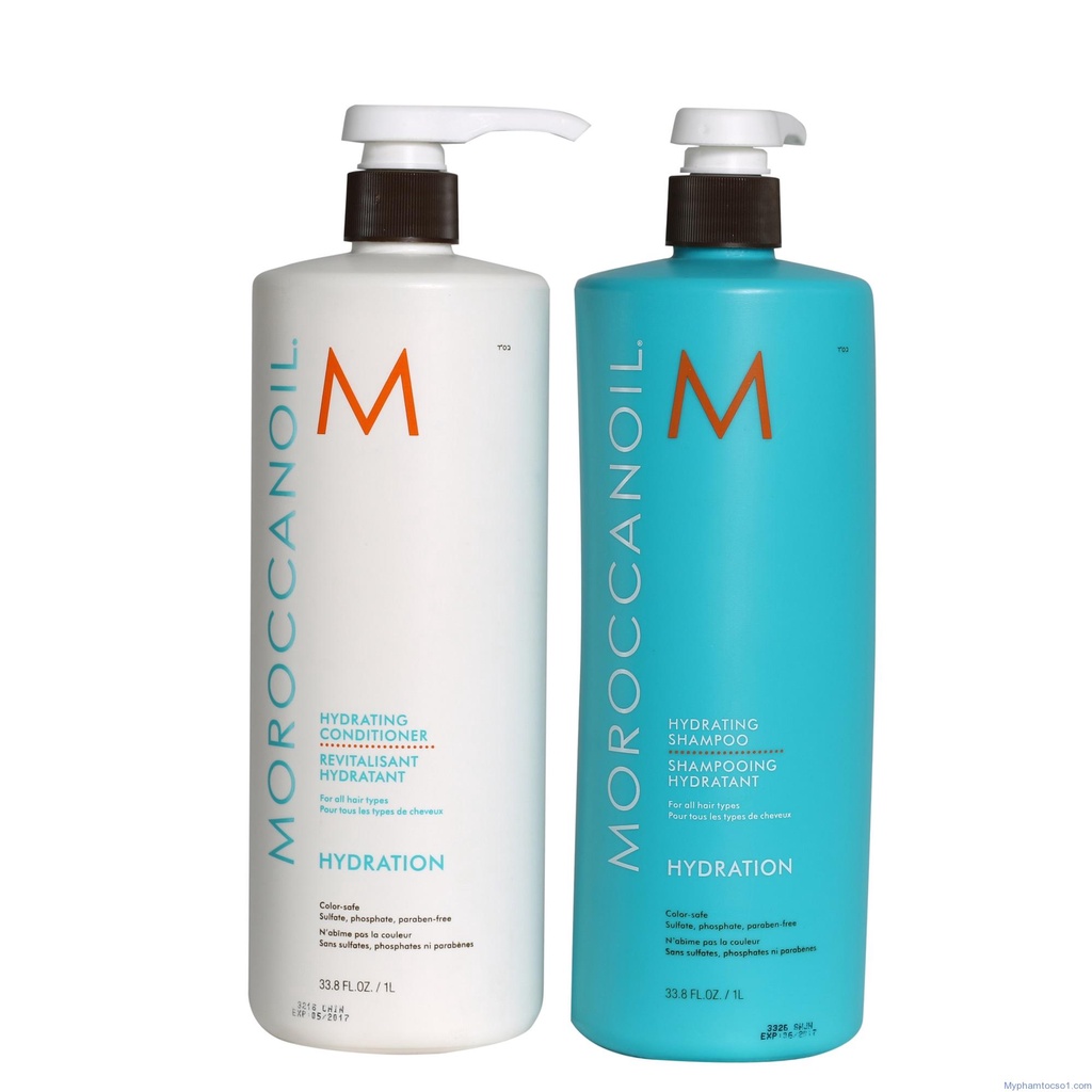 DẦU GỘI DẦU XẢ MOROCCANOIL DƯỠNG ẨM PHỤC HỒI TÓC HƯ TỔN 500ML*2