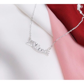 Dây chuyền liền mặt mylove hàng bạc ý