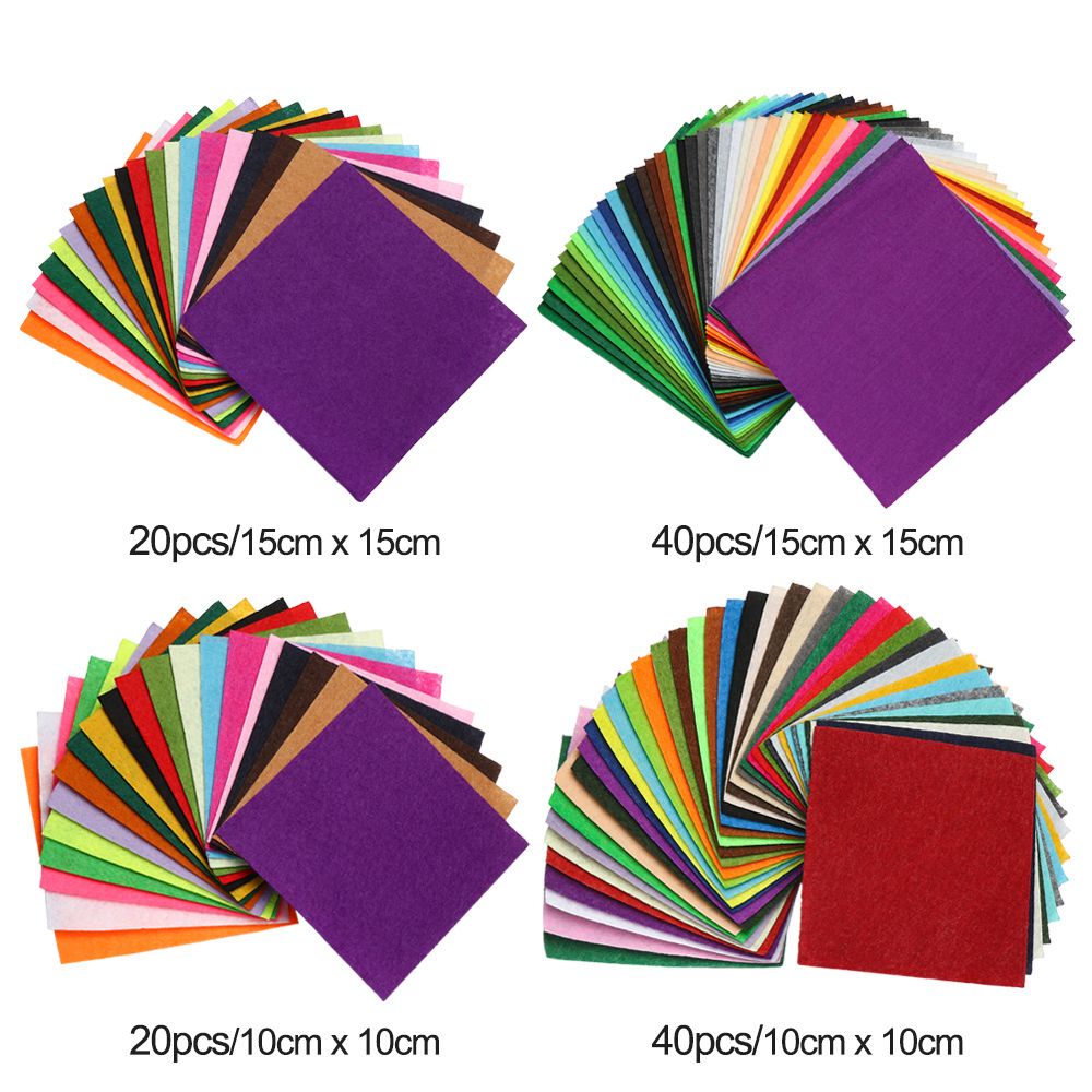 Vải Nỉ Không Dệt Nhiều Màu Sắc Dùng May Quần Áo Búp Bê/ Đồ Thủ Công DIY