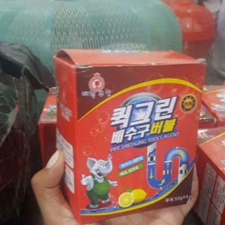 Bột thông cống vó đỏ Hàn Quốc