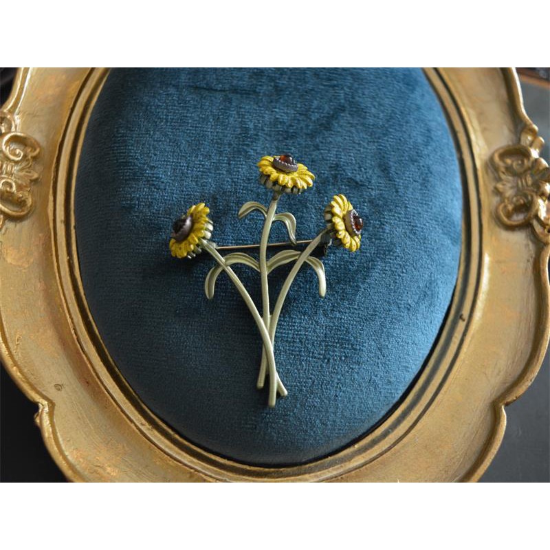 Cài áo thời trang hình hoa hướng dương 3D xinh xắn GC207