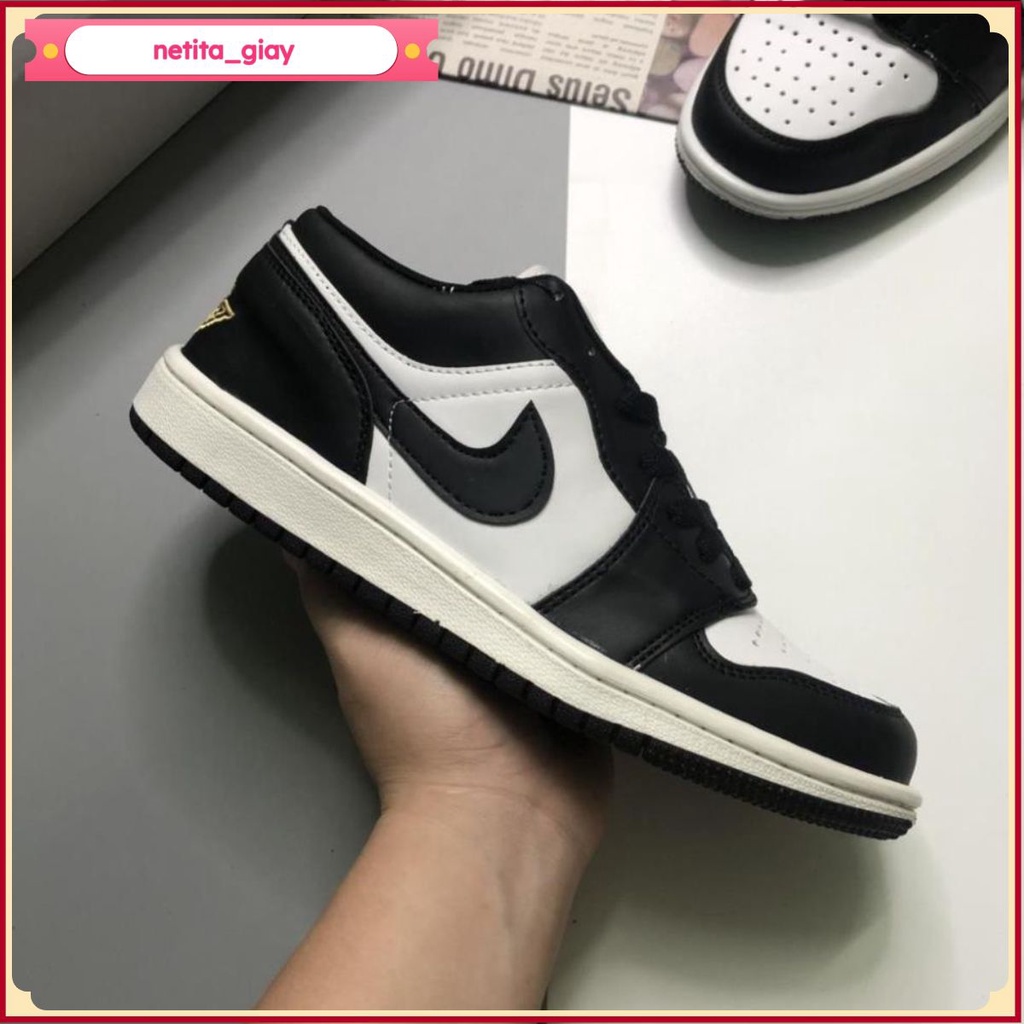 Giày Jordan🏆FREESHIP🏆 Low Cổ Thấp Màu Đen Trắng