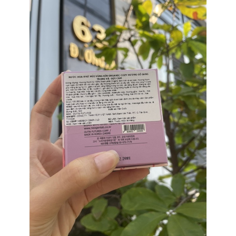 Nước hoa vùng kín rep Organic 5ml